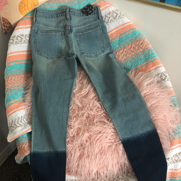 NWT NASTY GAL DIP DYE SKINNY JEANS - Picture 4 of 4